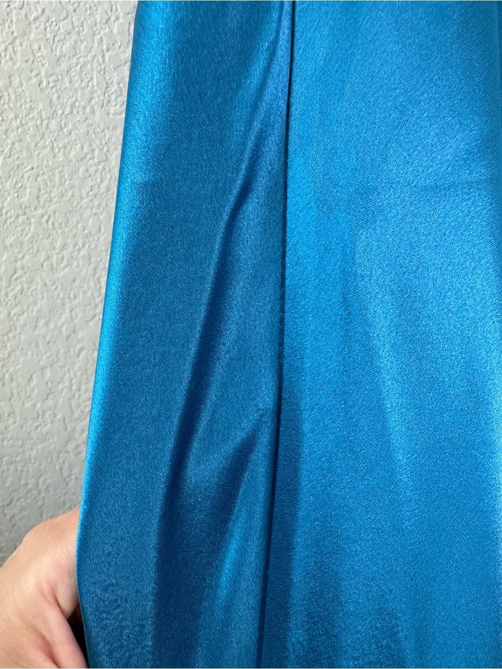 STAUD Cadence Embellished
Satin Maxi Dress in Island Blue SZ US 8 - Picture 10 of 12